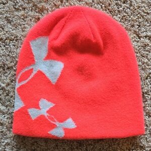 Under Armour Kids' Vibrant Orange Reversible Beanie